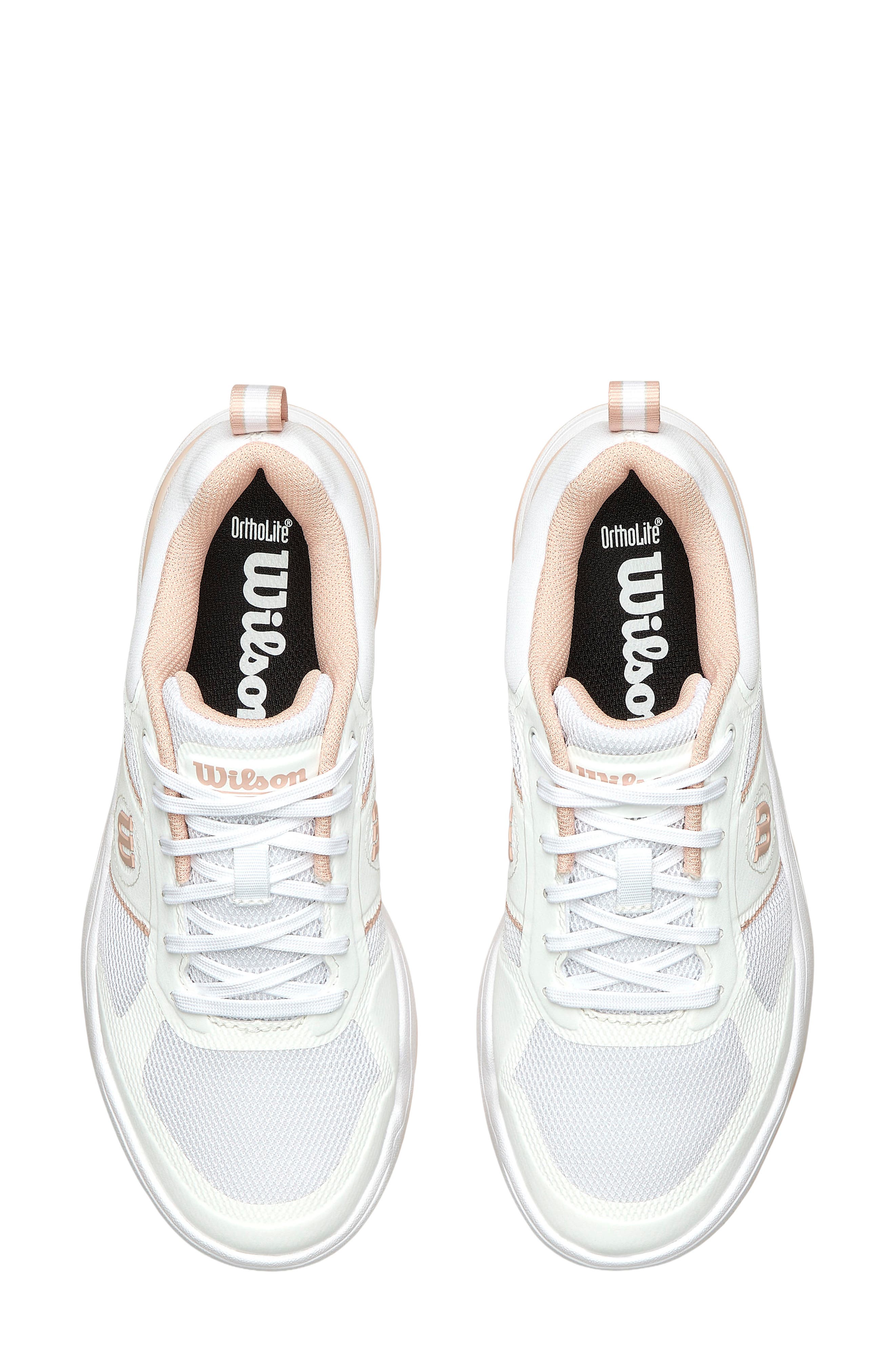 Pickle Pro Pickleball Sneaker, Alternate, color, CLEAR WHITE / CAMEO ROSE