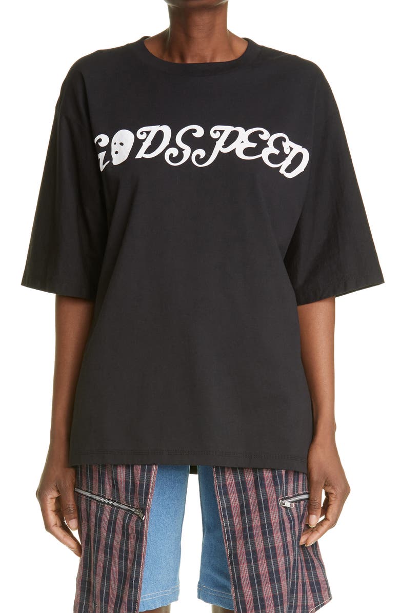 Youths in Balaclava Unisex Godspeed/Godstar Graphic Tee, Main, color, 