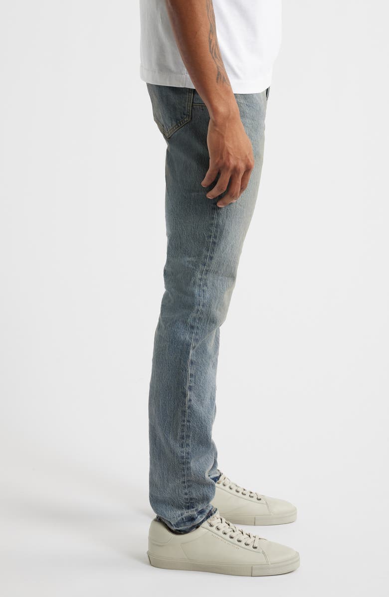 PURPLE BRAND Ferrous Steel Dirty Skinny Jeans, Alternate, color, Mid Indigo