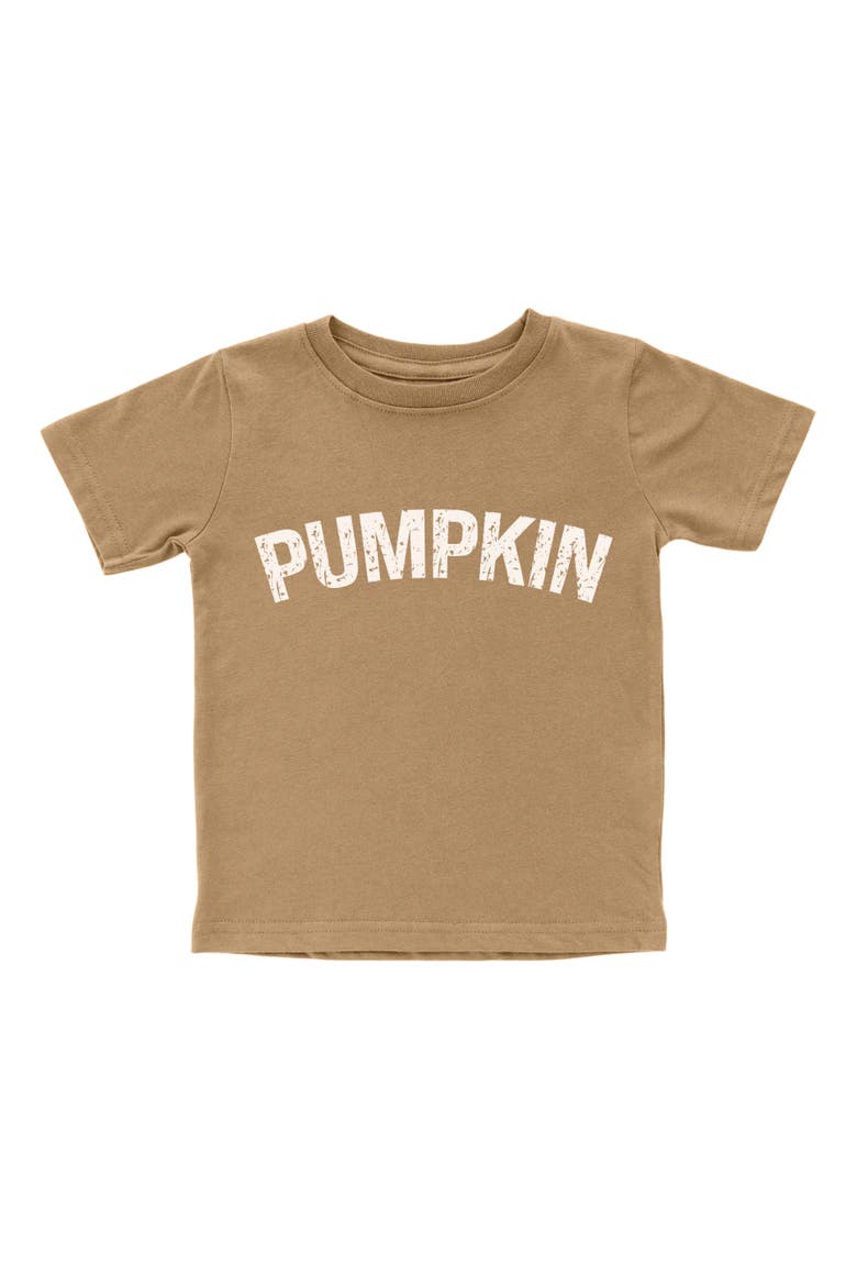 Pumpkin Short Sleeve T-Shirt, Main, color, Mocha