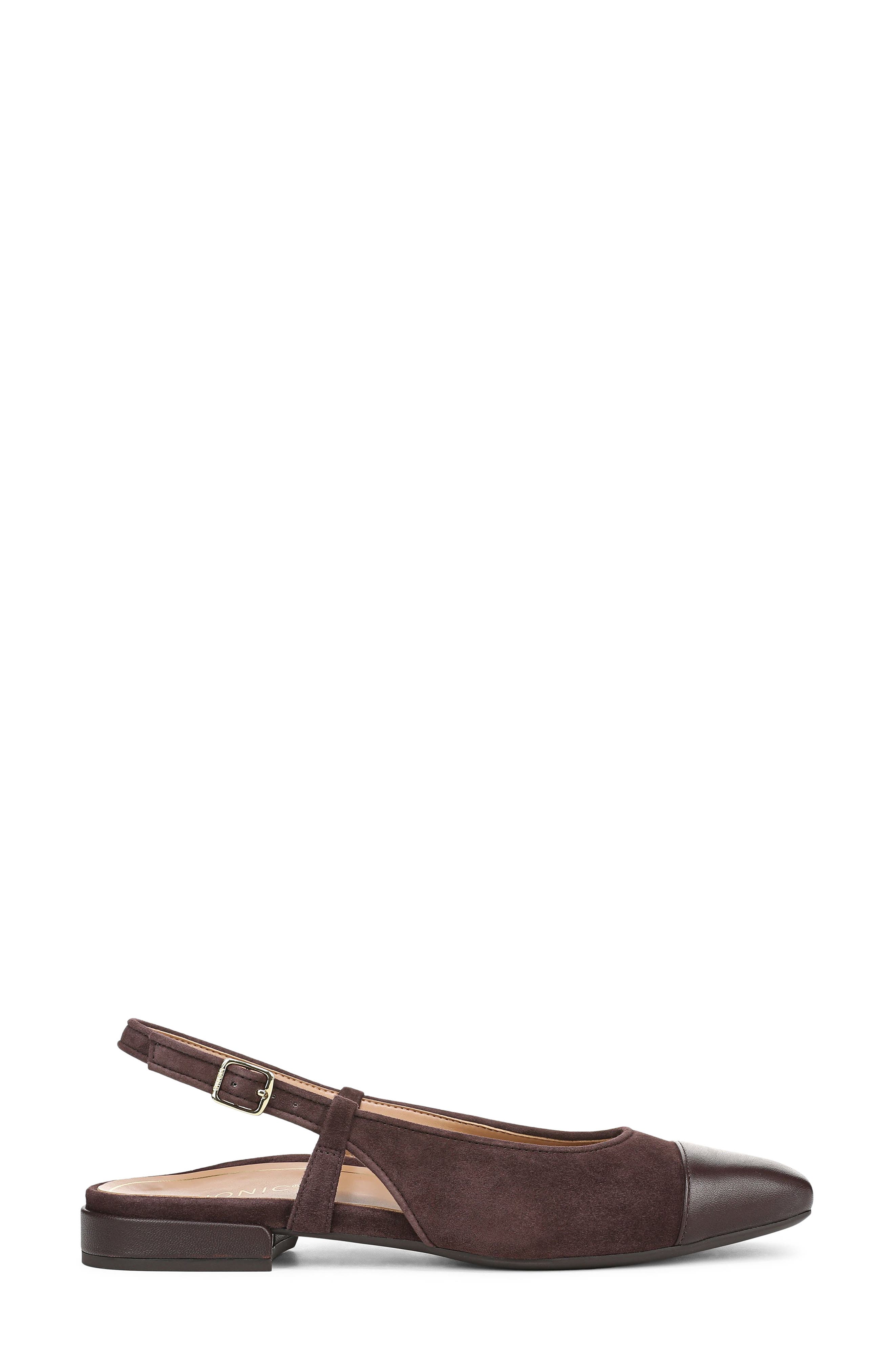 Petaluma Slingback Flat, Alternate, color, CAFE NOIR