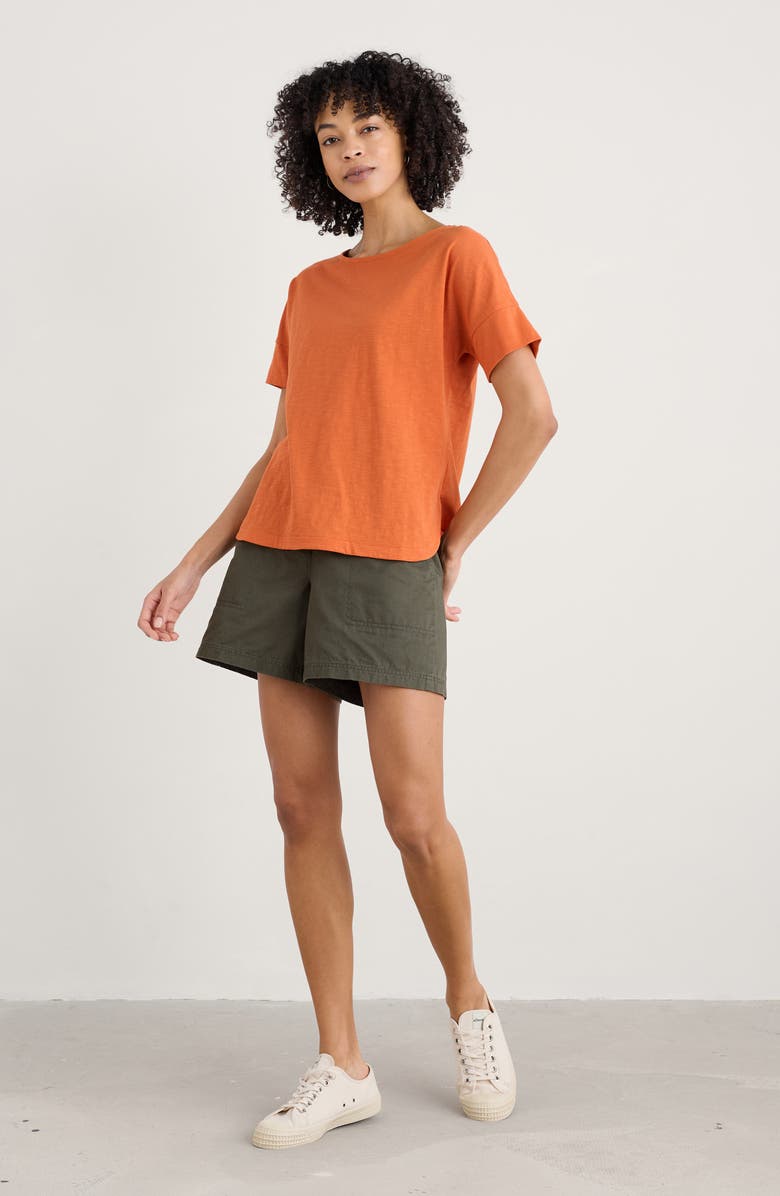 Seasalt Cornwall Bryher View Organic Cotton T-Shirt, Alternate, color, Marigold