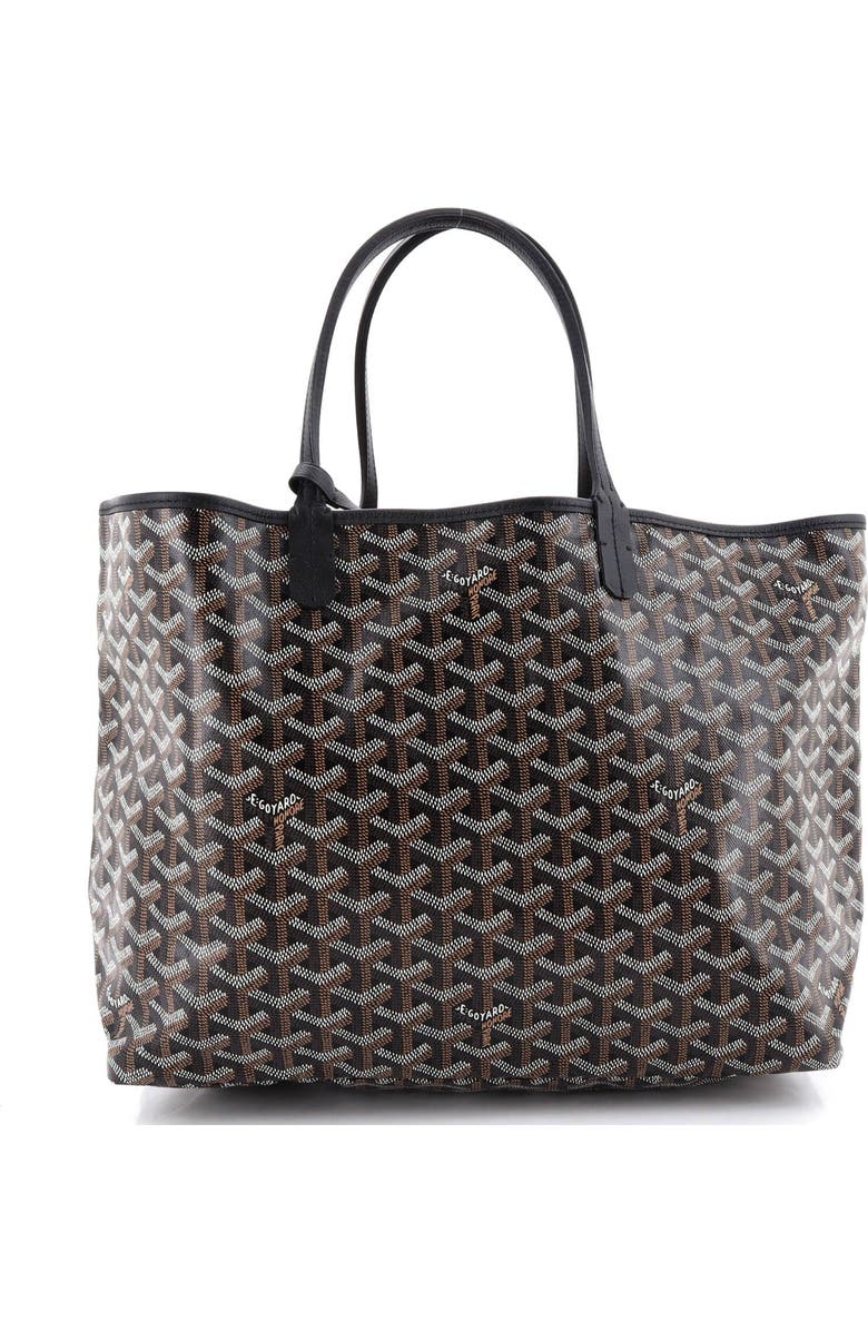 Pre-Owned Goyard Saint Louis Tote Coated Canvas PM, Alternate, color, Black