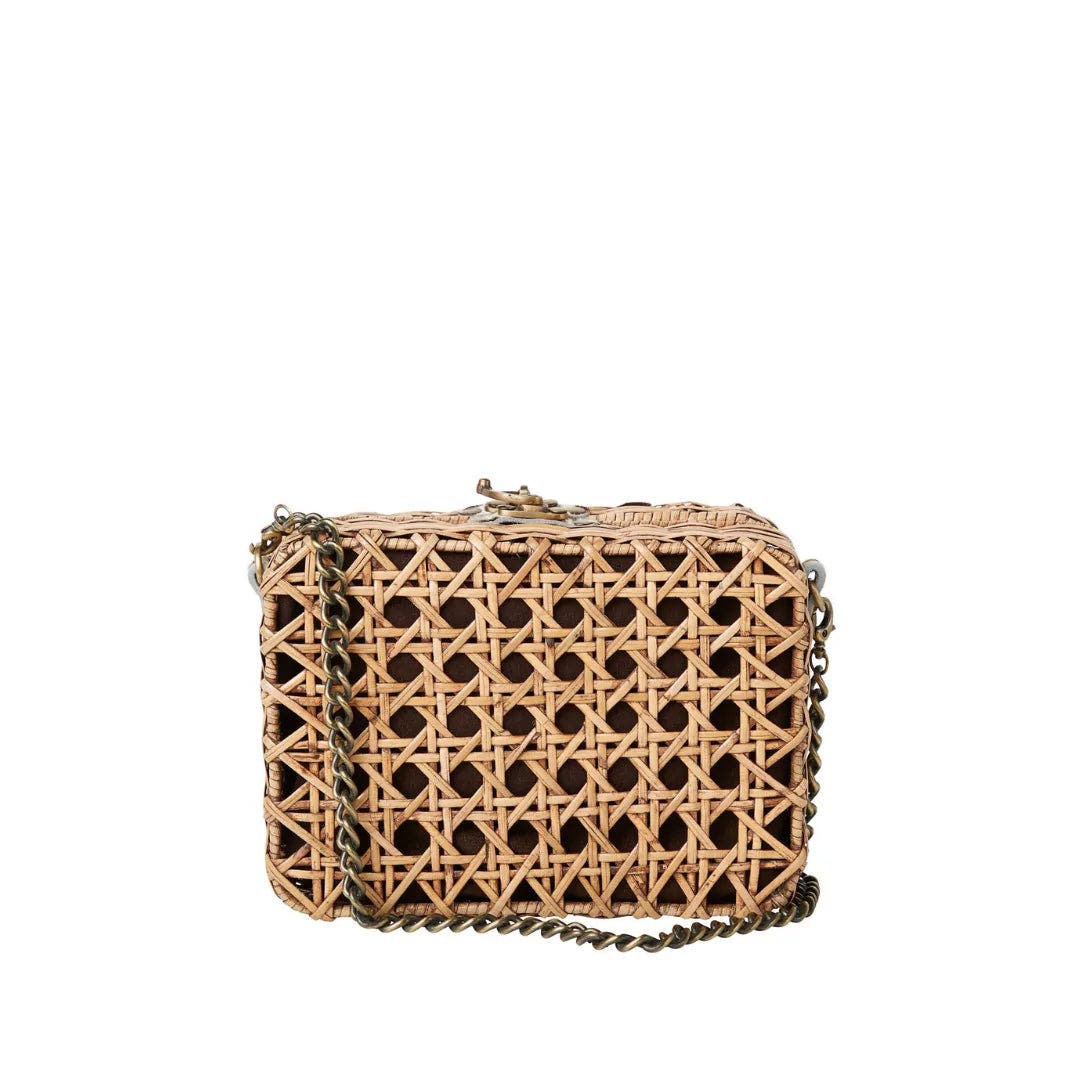 Sarah Stewart The Waverly Wicker Handbag, Main, color, Distress Chain