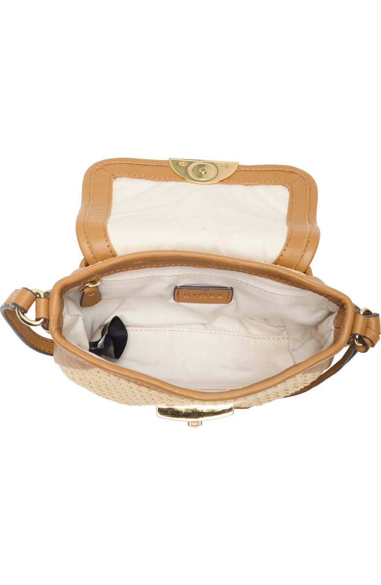 AIMEE Mini Cannes Flap Crossbody Bag, Alternate, color, Raffia Canyon