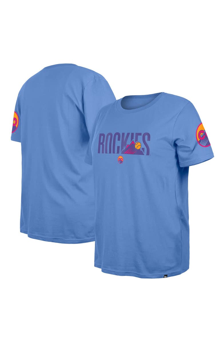 New Era Women's New Era Blue Colorado Rockies 2025 City Connect Plus Size T-Shirt, Alternate, color, Blue