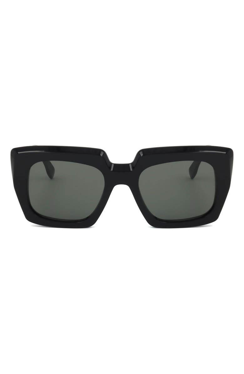 SUPER by RETROSUPERFUTURE<sup>®</sup> 52mm Square Sunglasses, Main, color, Black