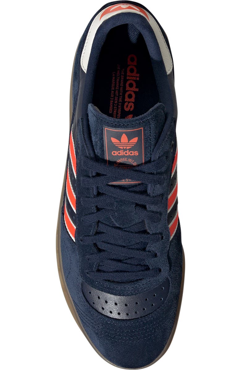 adidas Gender Inclusive Handball Top Sneaker, Alternate, color, Night Indigo/ Solar Red/ White