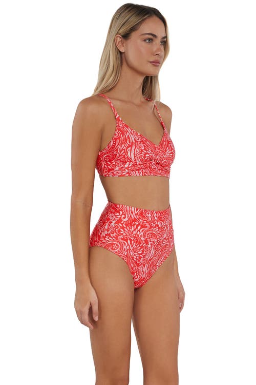 SUNSETS SUNSETS HANNAH HIGH WAIST BIKINI SWIM BOTTOMS