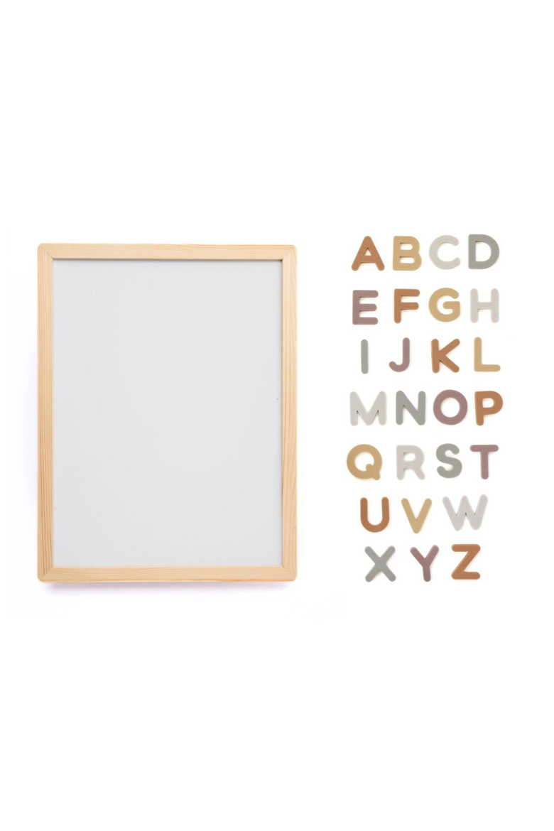 Alphabet Magnetic Letters and Whiteboard Set, Main, color, Neutral