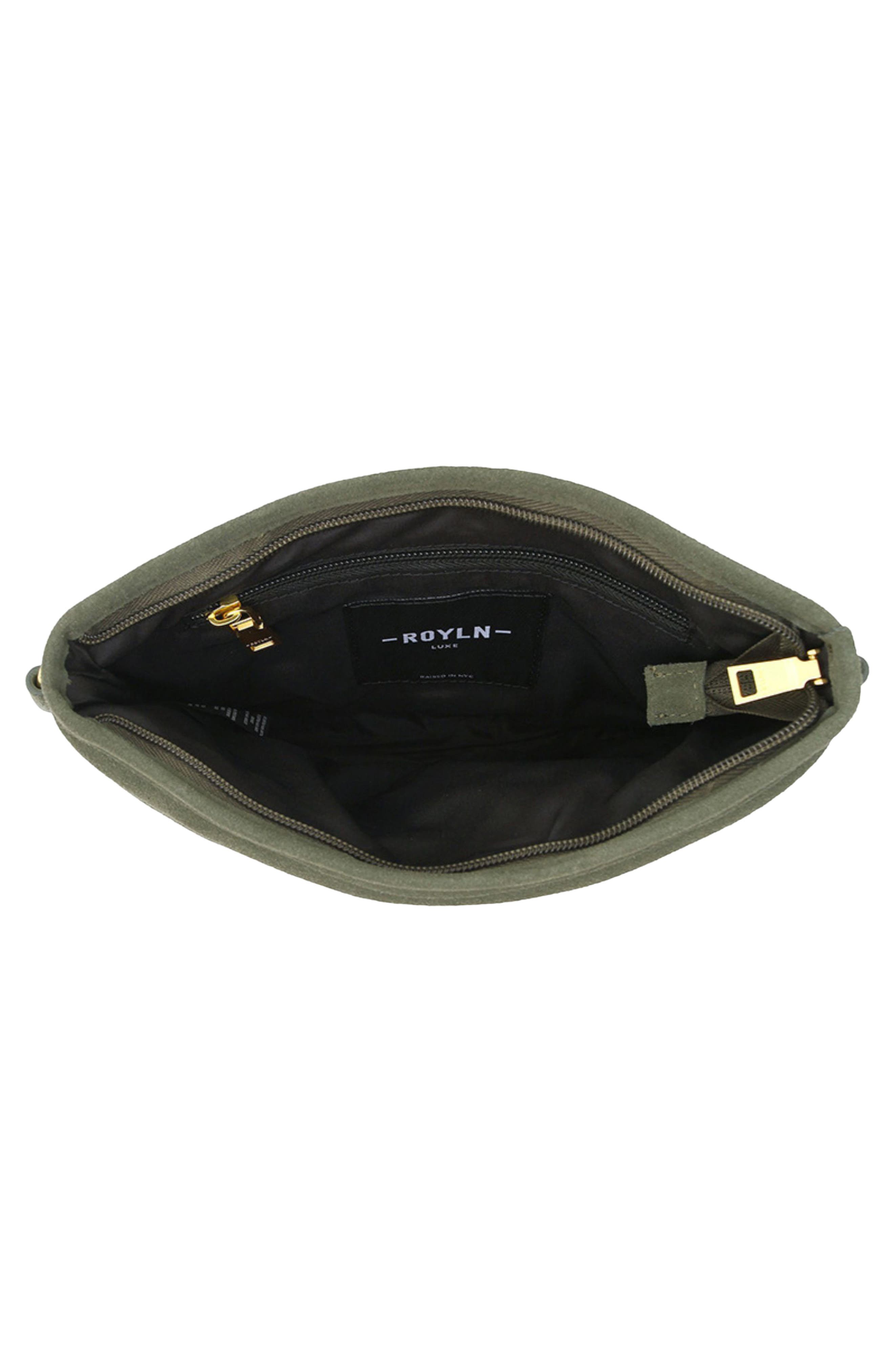 Bum Bag 2.0 Leather Belt Bag, Alternate, color, OLIVE BRANCH SUEDE