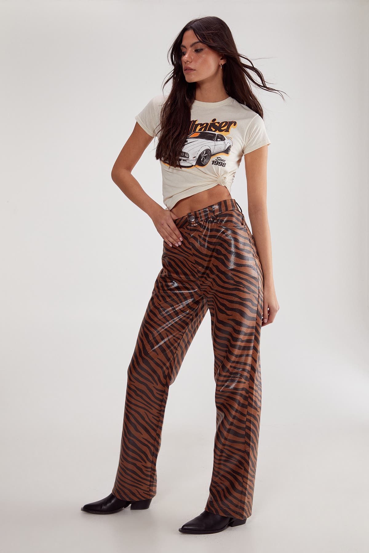 Zebra Straight Leg Pant - image 2