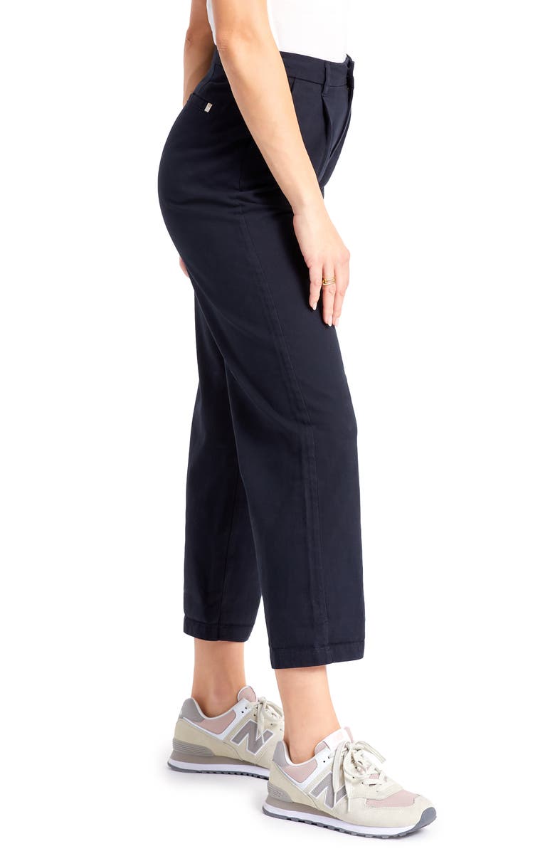 Brixton Victory High Waist Wide Leg Ankle Pants, Alternate, color, 
