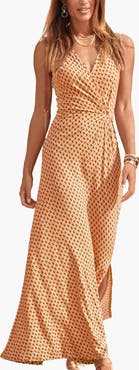LASCANA Women's Knot Detail Maxi Dress
