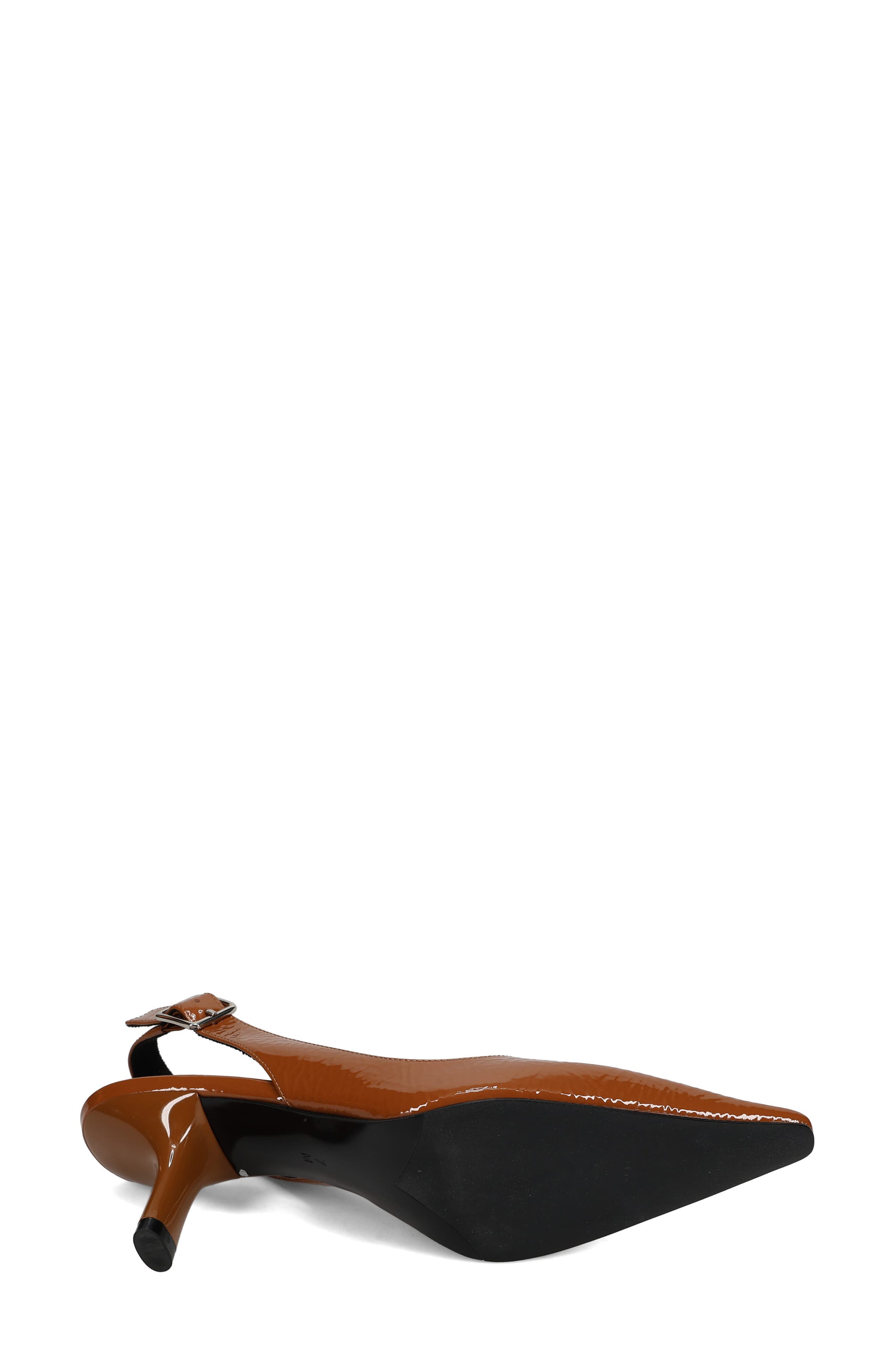 Patti Leather Slingback Pump, Alternate, color, CUOIO