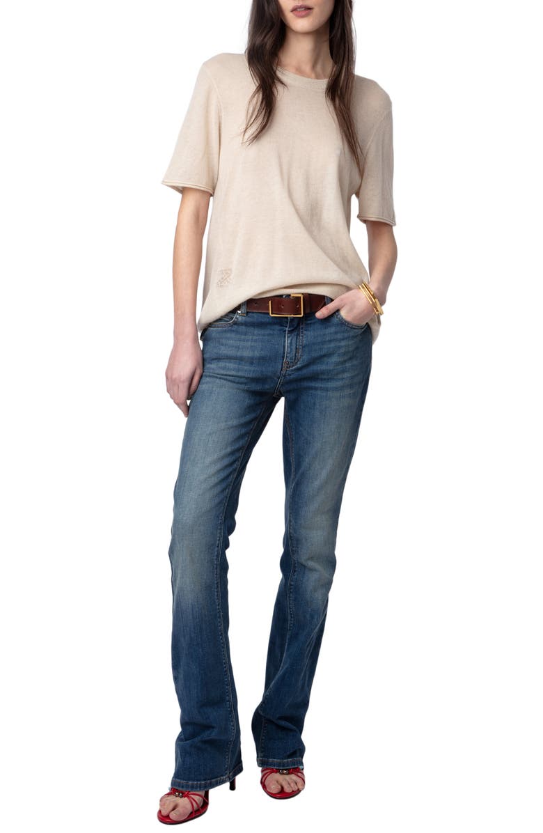 Zadig & Voltaire Ida Wings Cashmere Sweater, Alternate, color,