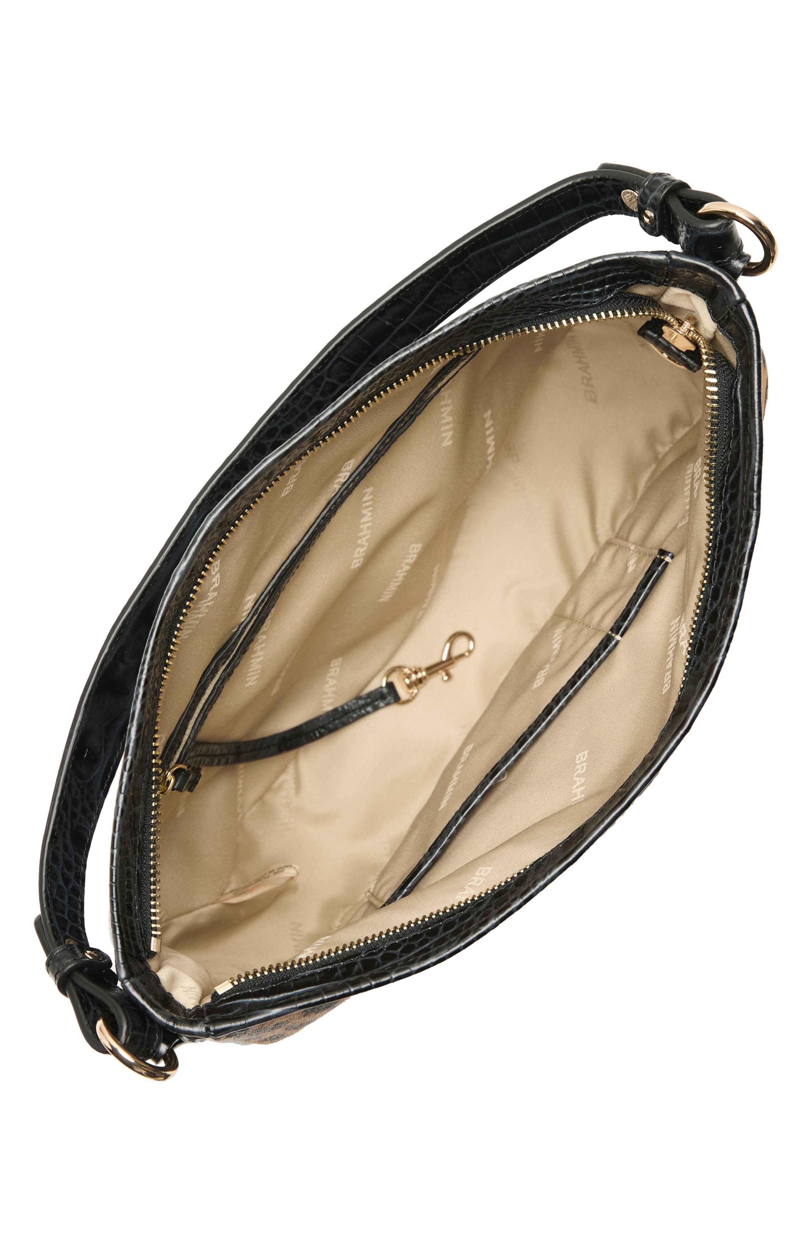 Brahmin Small Kathleen Genuine Calf Hair & Leather Shoulder Bag, Alternate, color, 