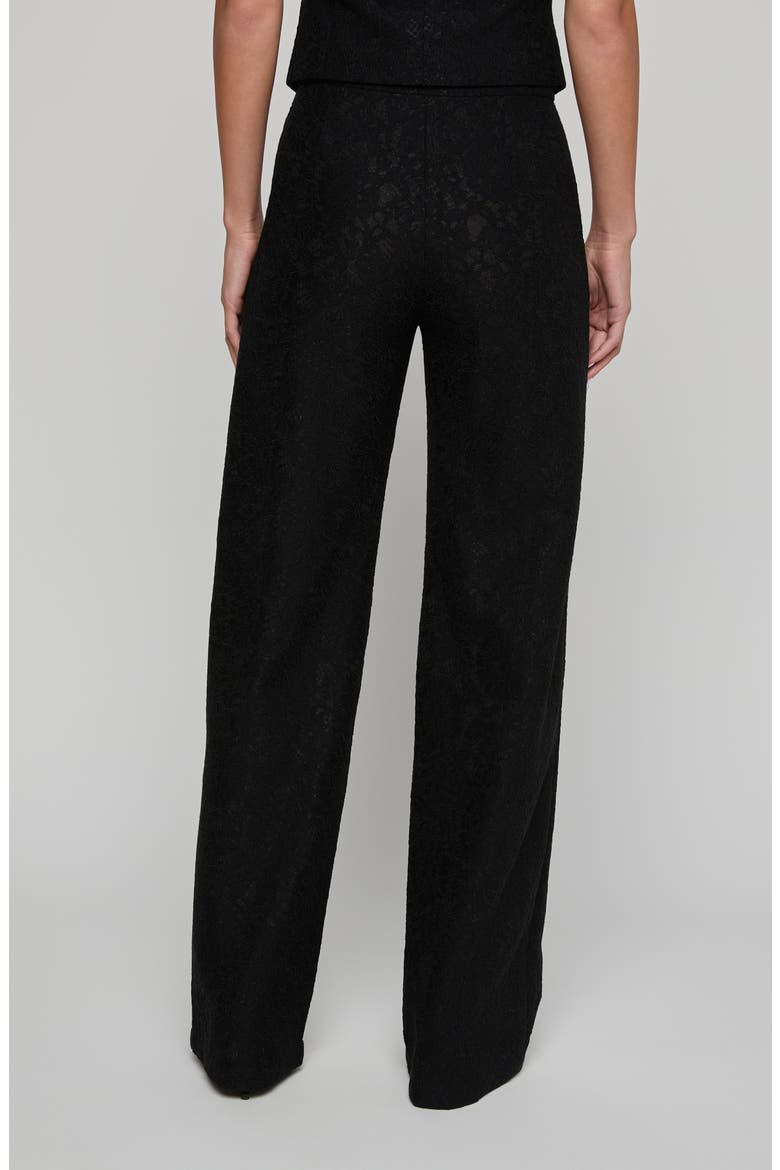 Livvy Lace Straight Leg Pants, Alternate, color, BLACK