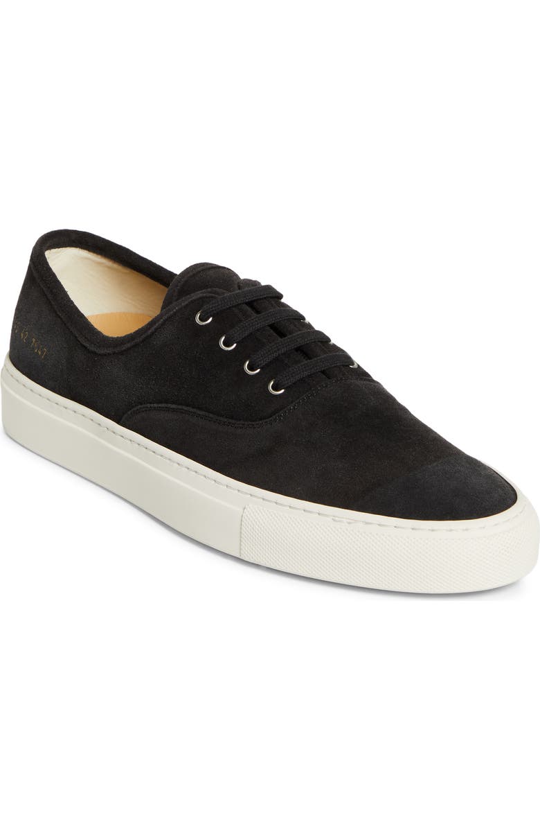 Common Projects Four Hole Slip-On Sneaker, Main, color, Black