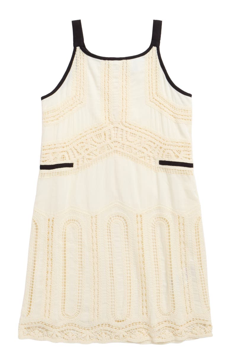 Reiss Kids' Crochia Sundress, Main, color, Ivory
