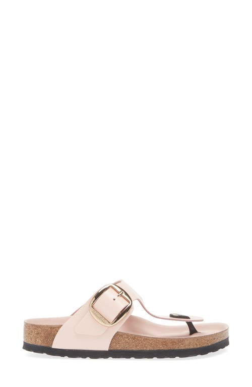 Birkenstock Gizeh Big Buckle Slide Sandal In Light Rose