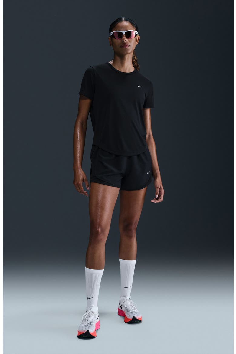 Tempo Dri-FIT Short Sleeve Running Top, Alternate, color, BLACK/ REFLECTIVE SILV