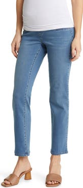 1822 Denim Better Butter Slim Straight Leg Maternity Jeans