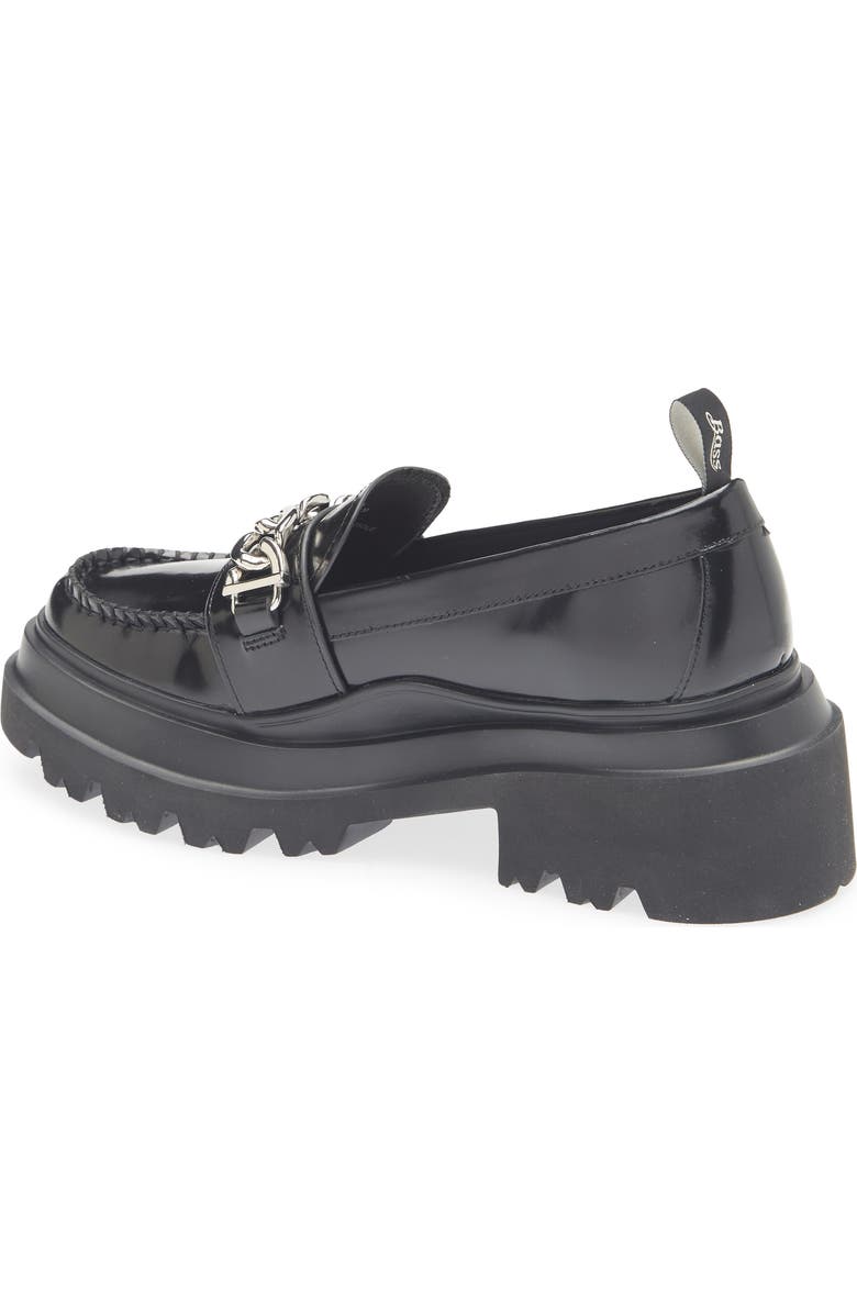 G.H.BASS Chain Lug Sole Platform Loafer, Alternate, color,