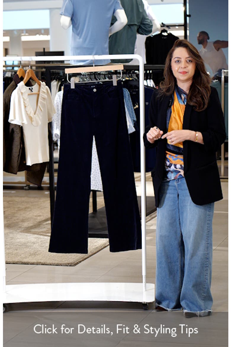 Leenah High Waist Wide Leg Corduroy Jeans video