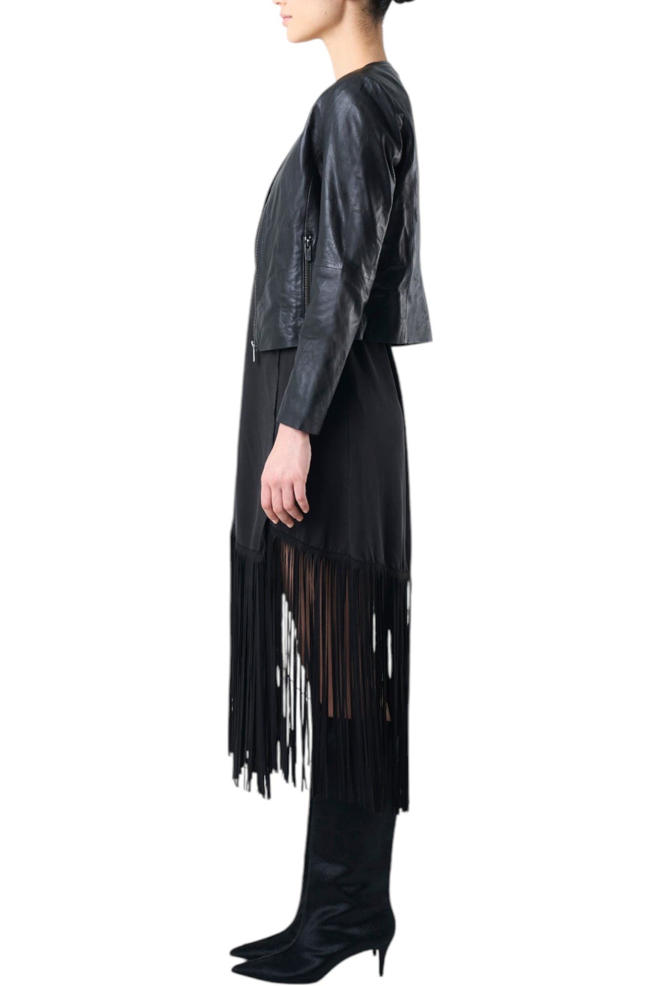 Rider leather jacket for women - image 2