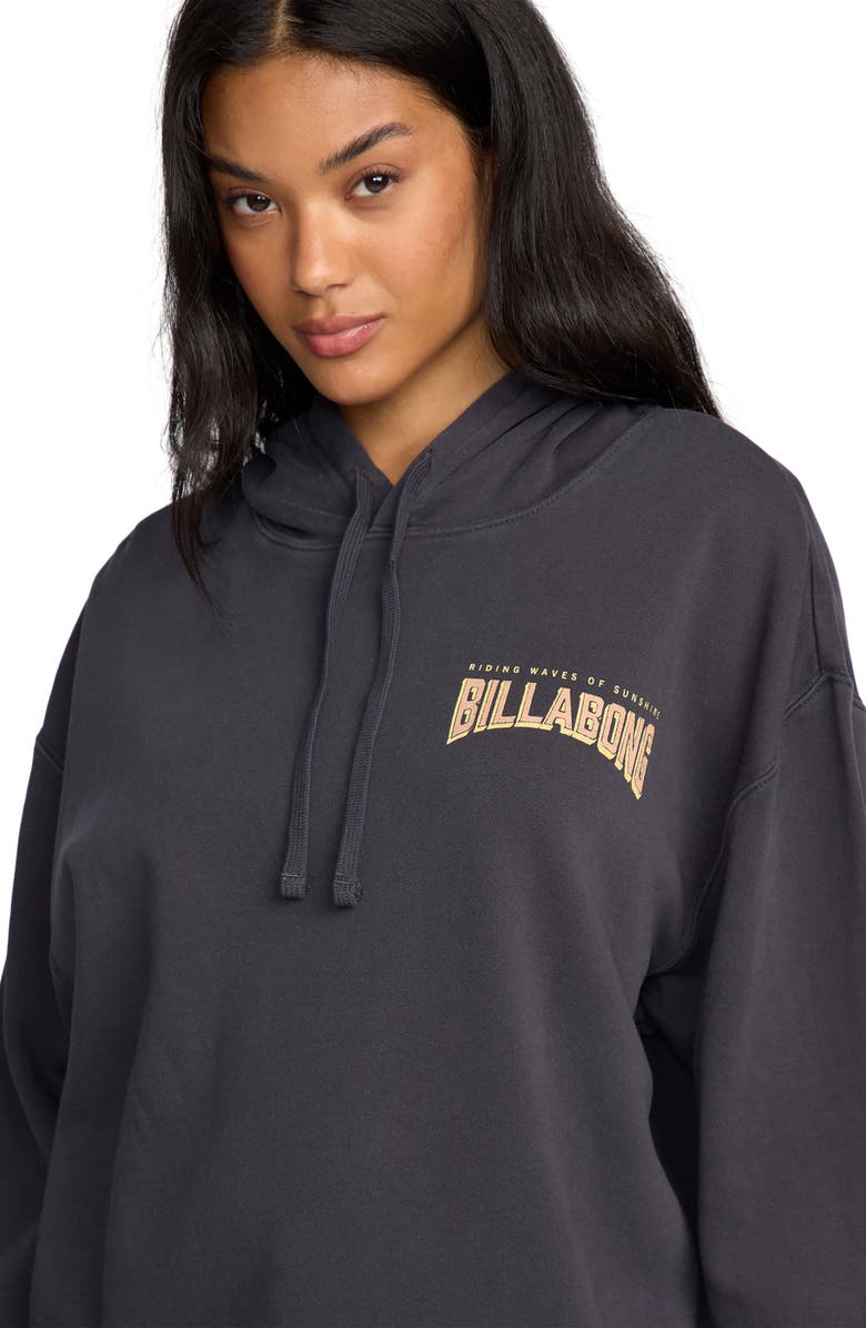 Billabong Keep It Up Fleece Graphic Hoodie, Alternate, color, Blasted Blue