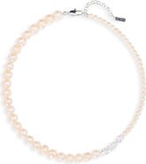 Éliou Madre Pearl & Cubic Zirconia Necklace