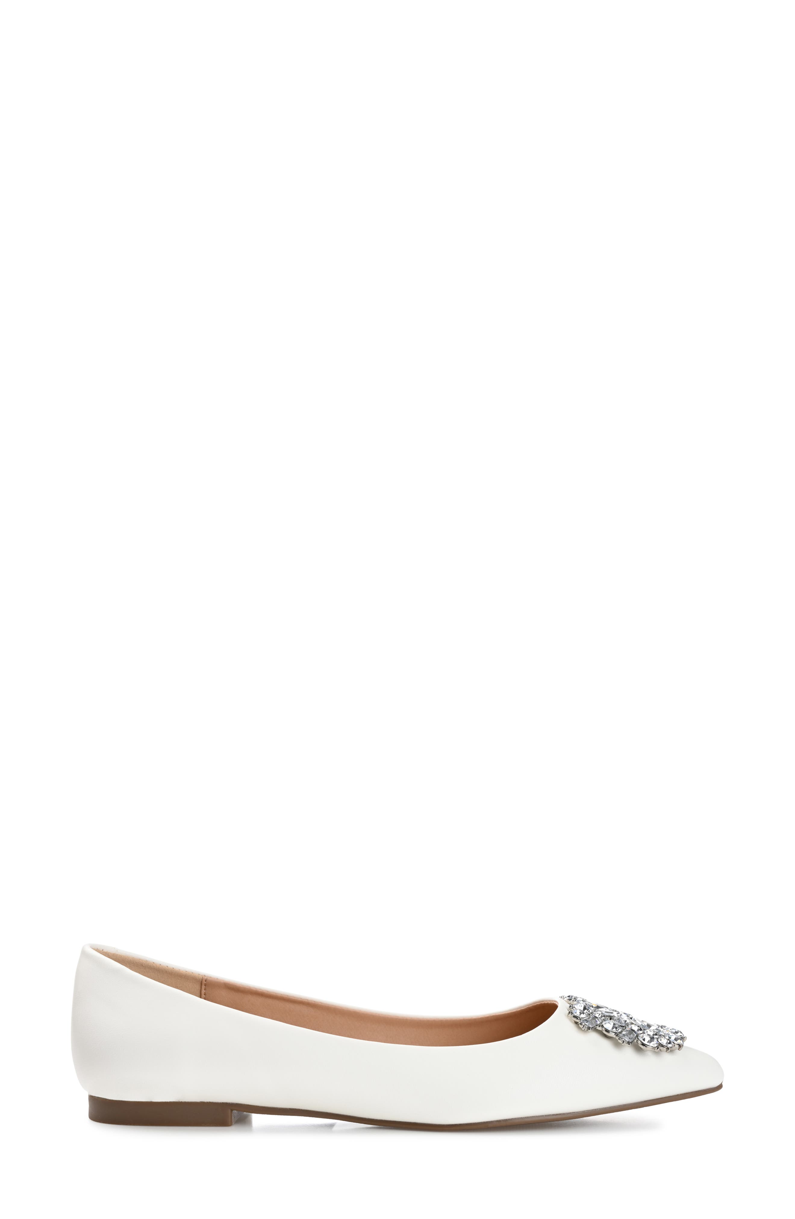 Journee Collection Renzo Flat - Wide Width, Alternate, color, Ivory