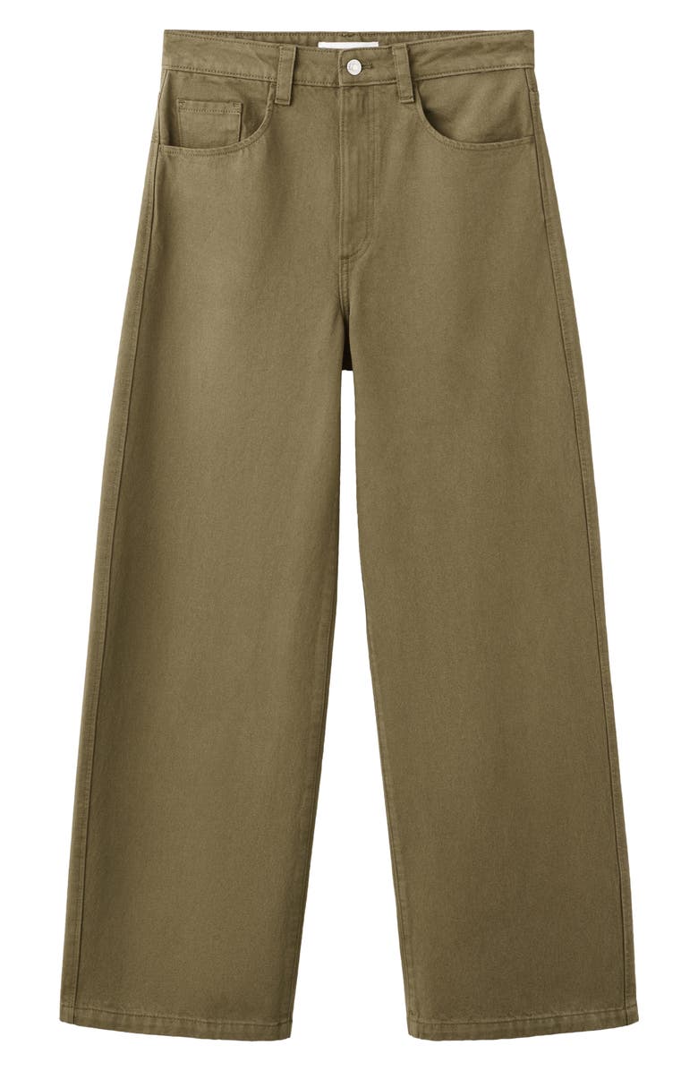 MANGO Mid Rise Balloon Jeans, Alternate, color, Khaki Green