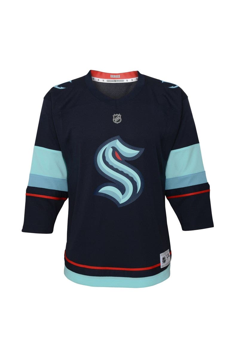 Outerstuff Toddler Philipp Grubauer Deep Sea Blue Seattle Kraken Home Replica Player Jersey, Alternate, color, 