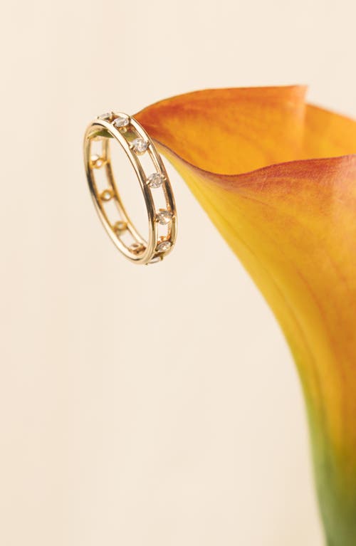 Made By Mary Dew Drop Stacking Ring In Silver