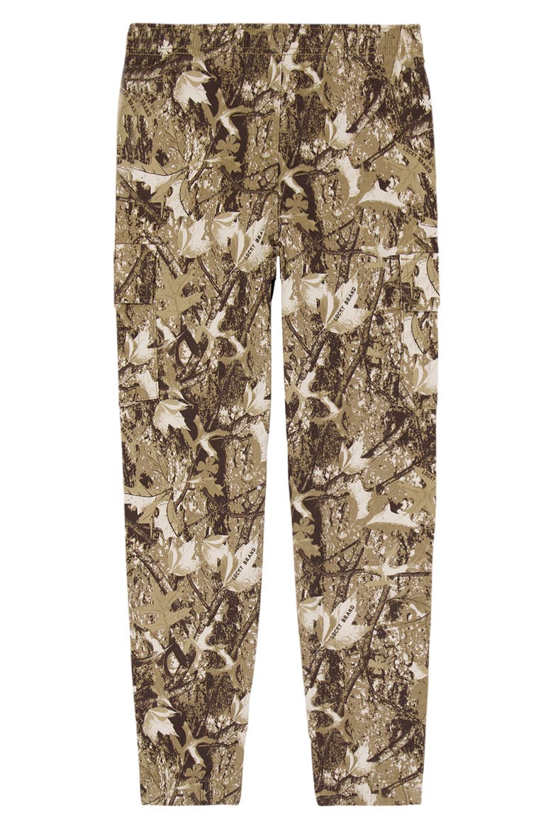 Kids' Camo Cargo Joggers, Alternate, color, KELP