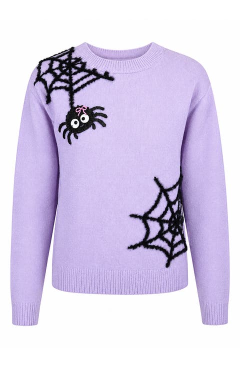 Kids' Spider Graphic Sweater
