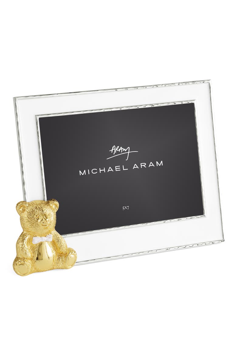Teddy 5x7 Picture Frame, Main, color, WHITE