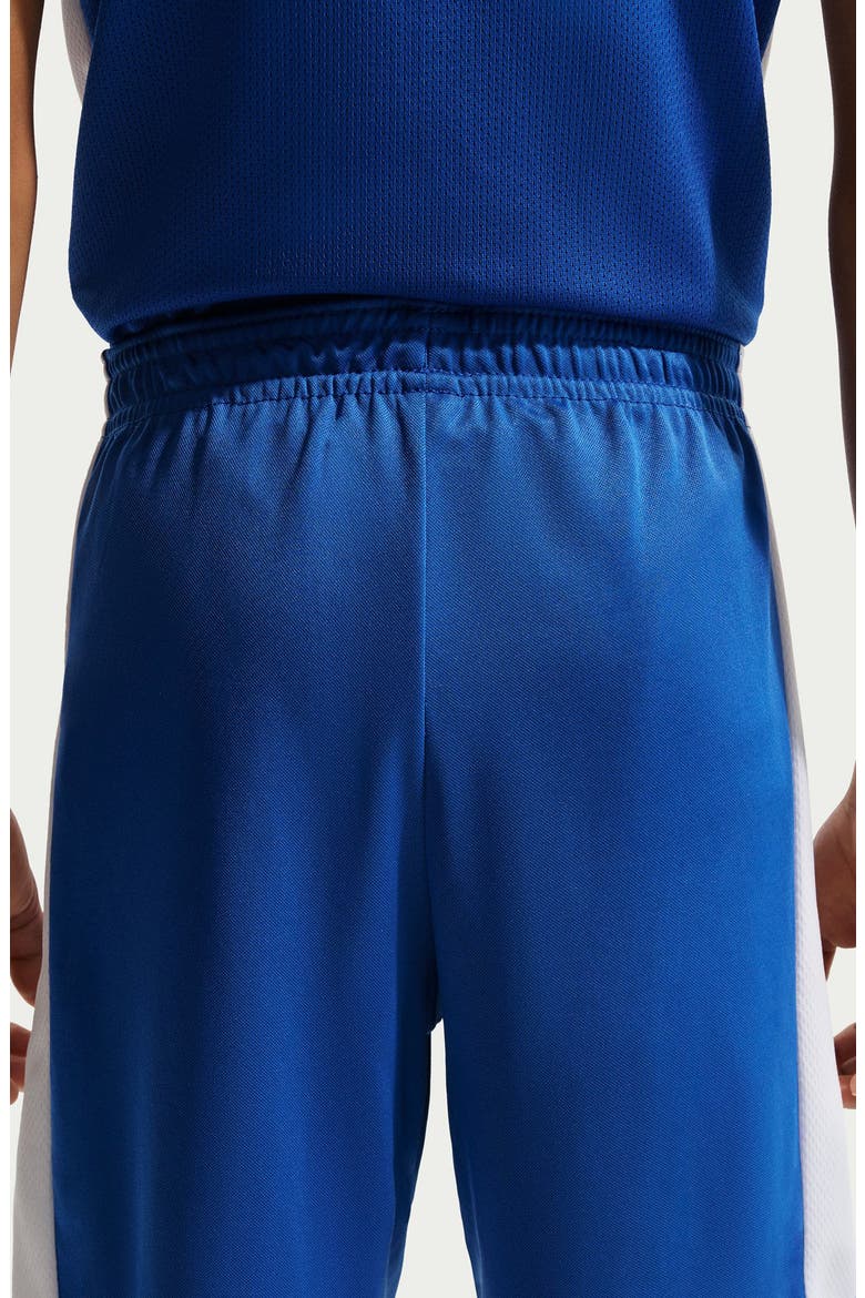 Kids' Dri-FIT Training Shorts, Alternate, color, GAME ROYAL/ WHITE/ WHITE