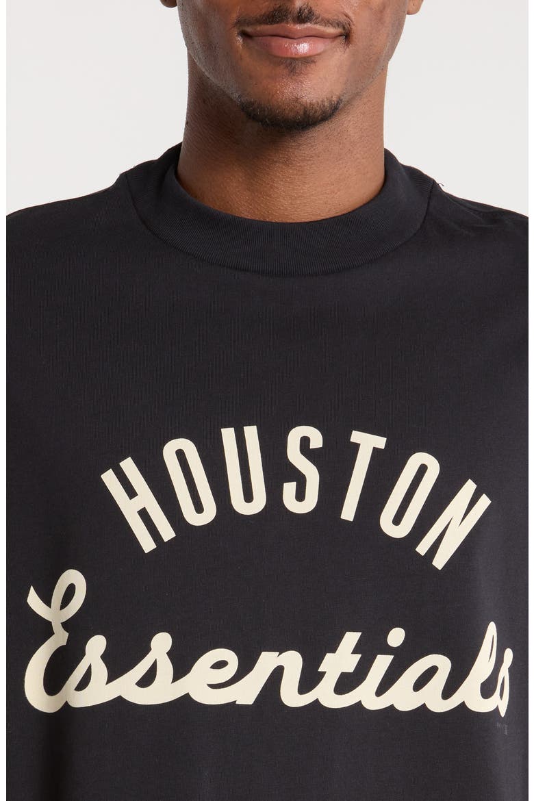 Astros '90s Jersey Cotton Cutoff T-Shirt, Alternate, color, BLACK
