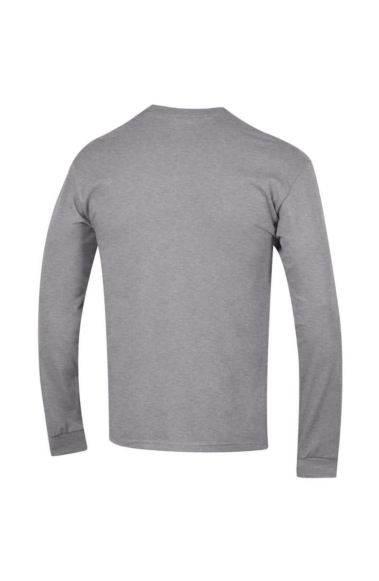Champion Men's Champion Heather Gray Detroit Lions Seal Long Sleeve T-Shirt, Alternate, color, Heather Gray