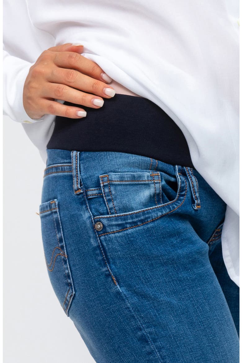 Skinny Maternity Jeans, Alternate, color, MEDIUM BLUE