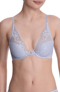 Natori Cherry Blossom Lace Plunge T-Shirt Bra