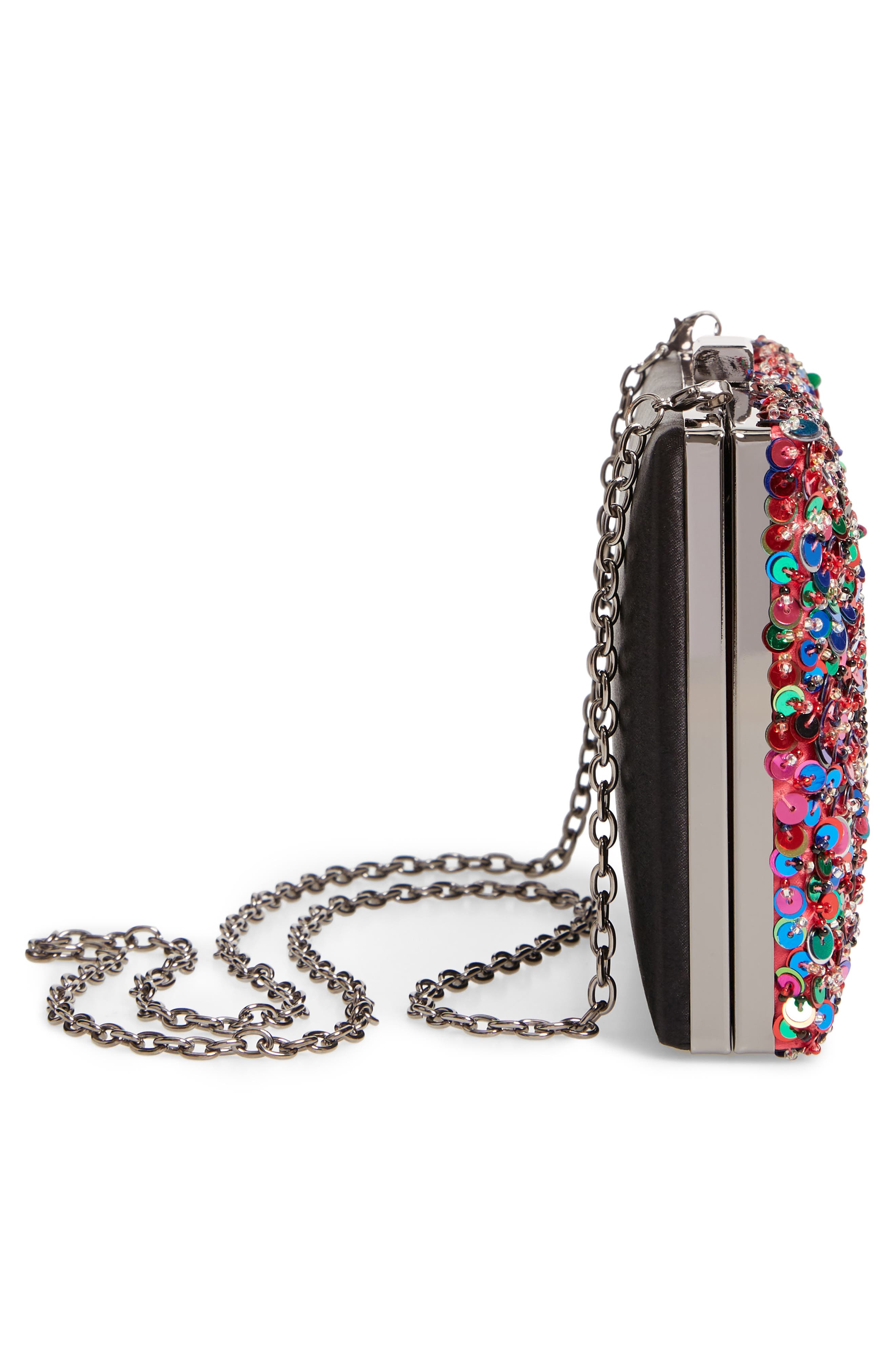 Nordstrom Sequin Disco Miniaudière, Alternate, color, 