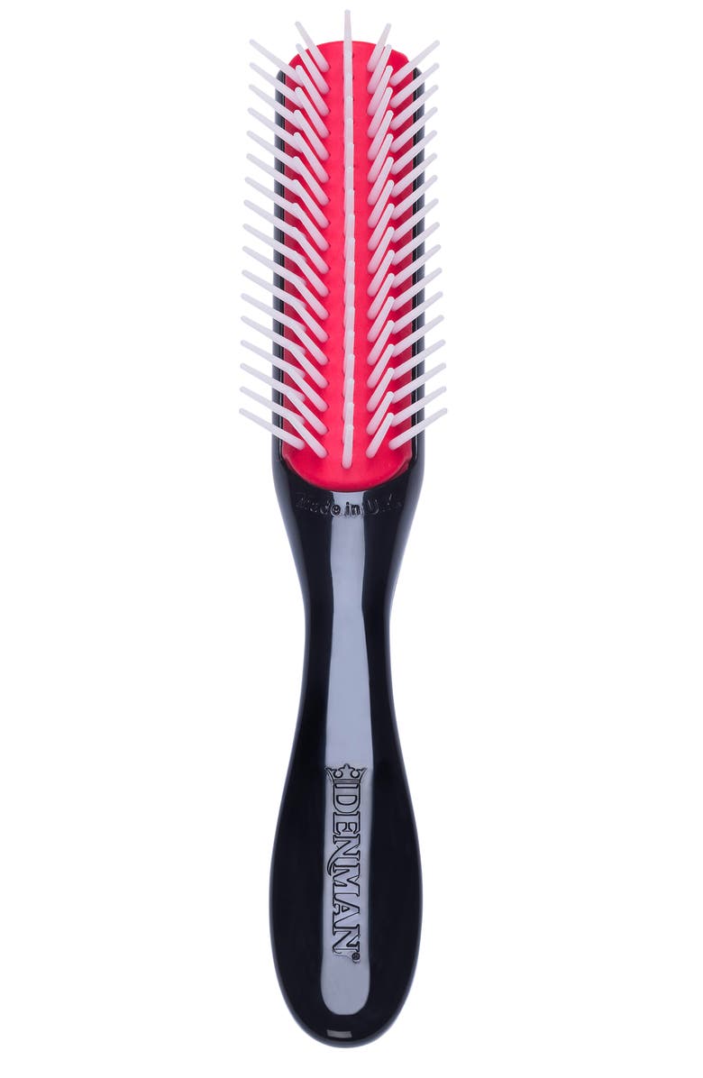 DENMAN D14 Original Styler Five-Row Brush, Main, color, Black And Red