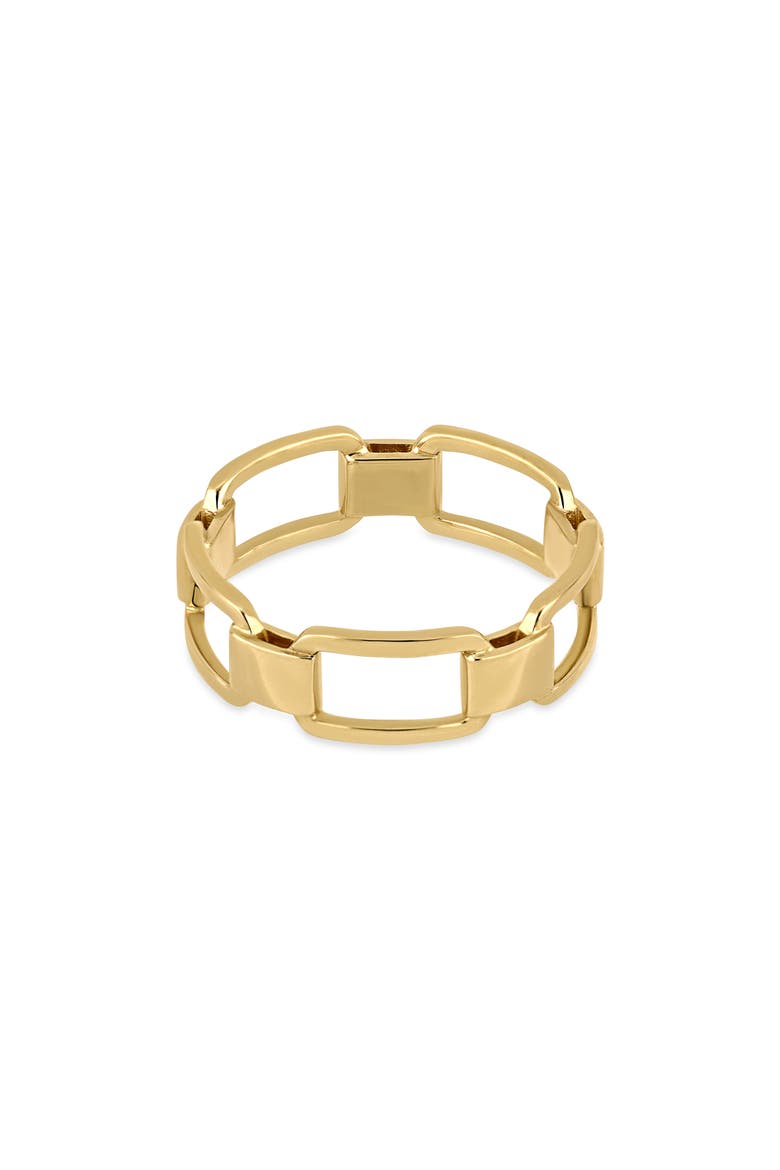 14K Gold Link Statement Ring, Alternate, color, 14K YELLOW GOLD