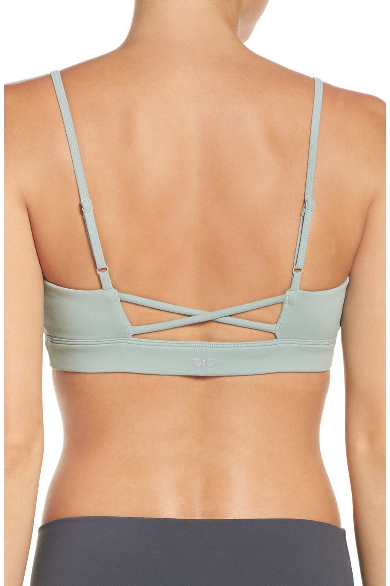 Interlace Sports Bra, Alternate, color, SAGE