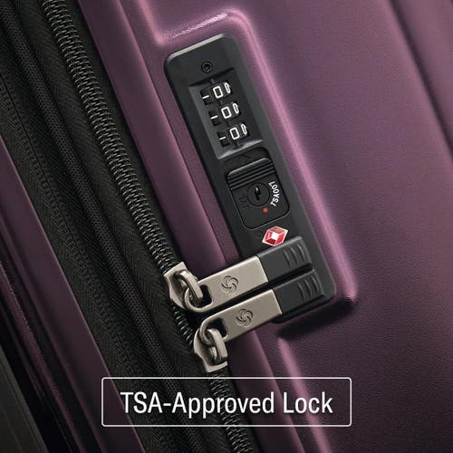 Samsonite Octiv Hardside Spinner Carry-on Luggage In Amethyst Purple