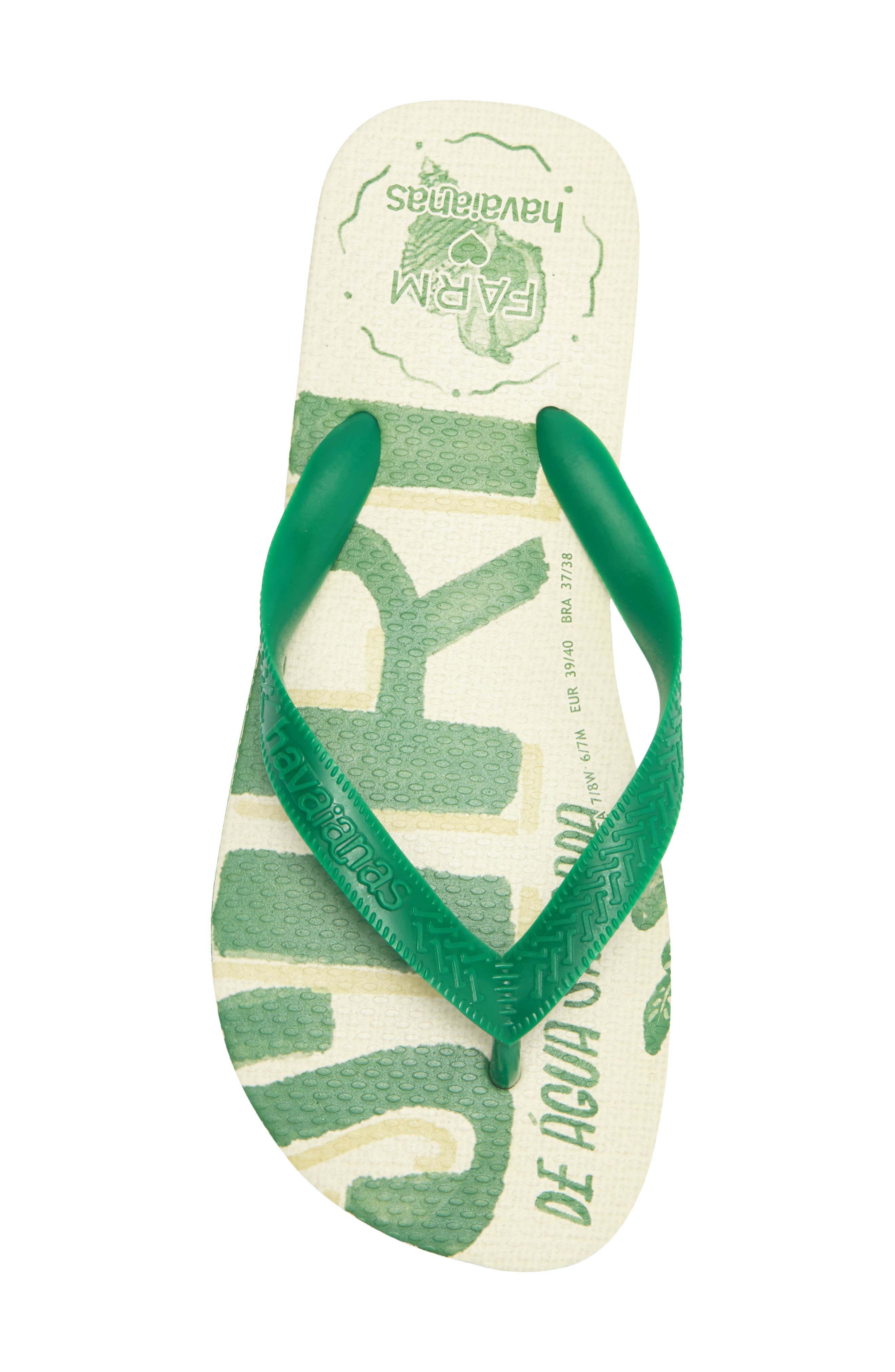 Havaianas x Farm Rio Crab Sandal, Alternate, color, Green